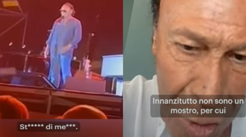 Antonello Venditti insulta per errore una disabile e poi si scusa: “Non sono un mostro, colpa del buio” – IL VIDEO